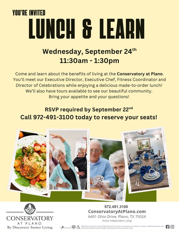 Sept 24 lunch and learn Sept 24 lunch and learn